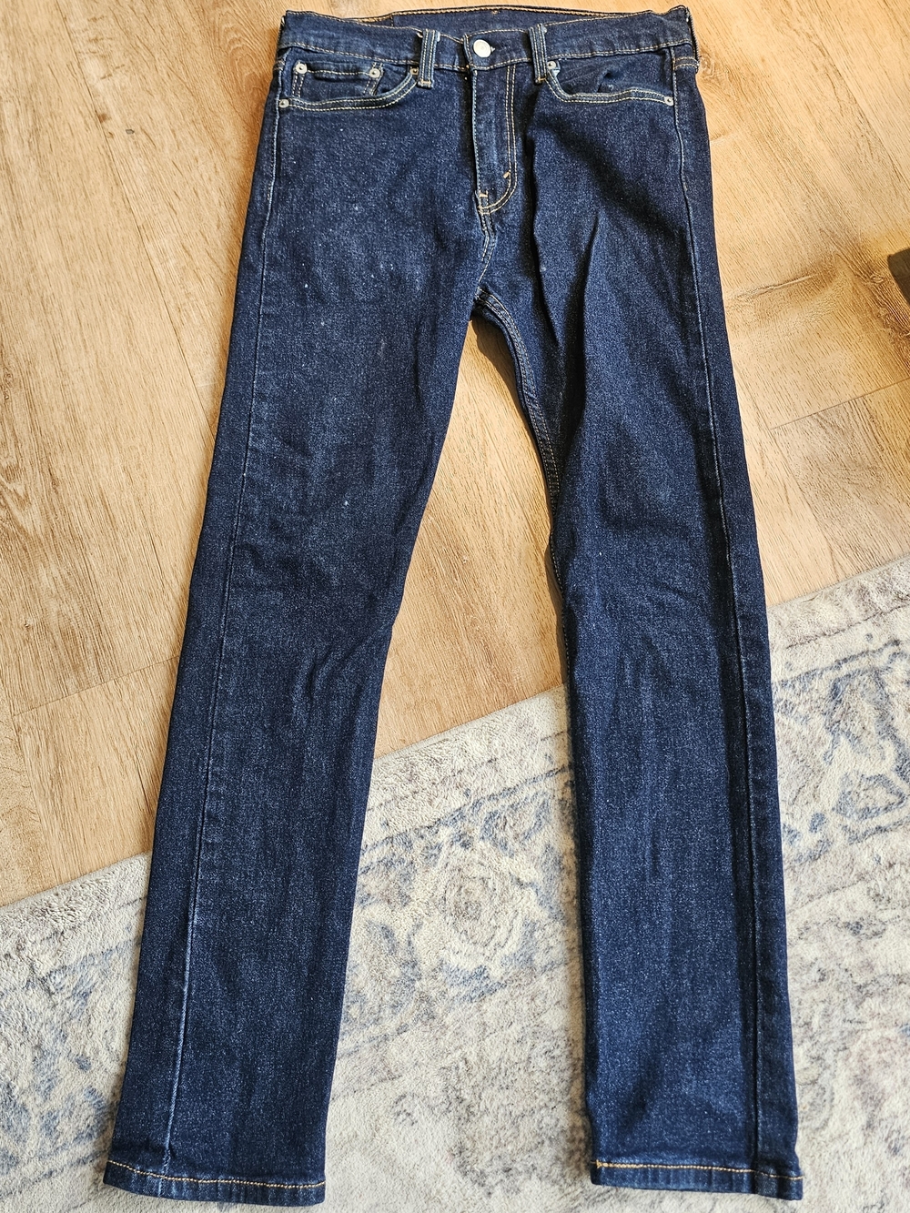 Levi's 510 Skinny Fit jeans in a dark indigo wash 31x32 Mens Pants Casual